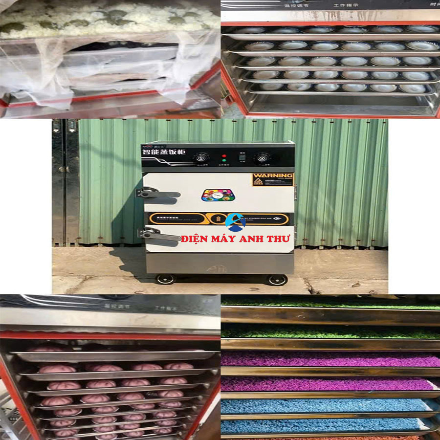 Tủ nấu cơm điện 8 khay